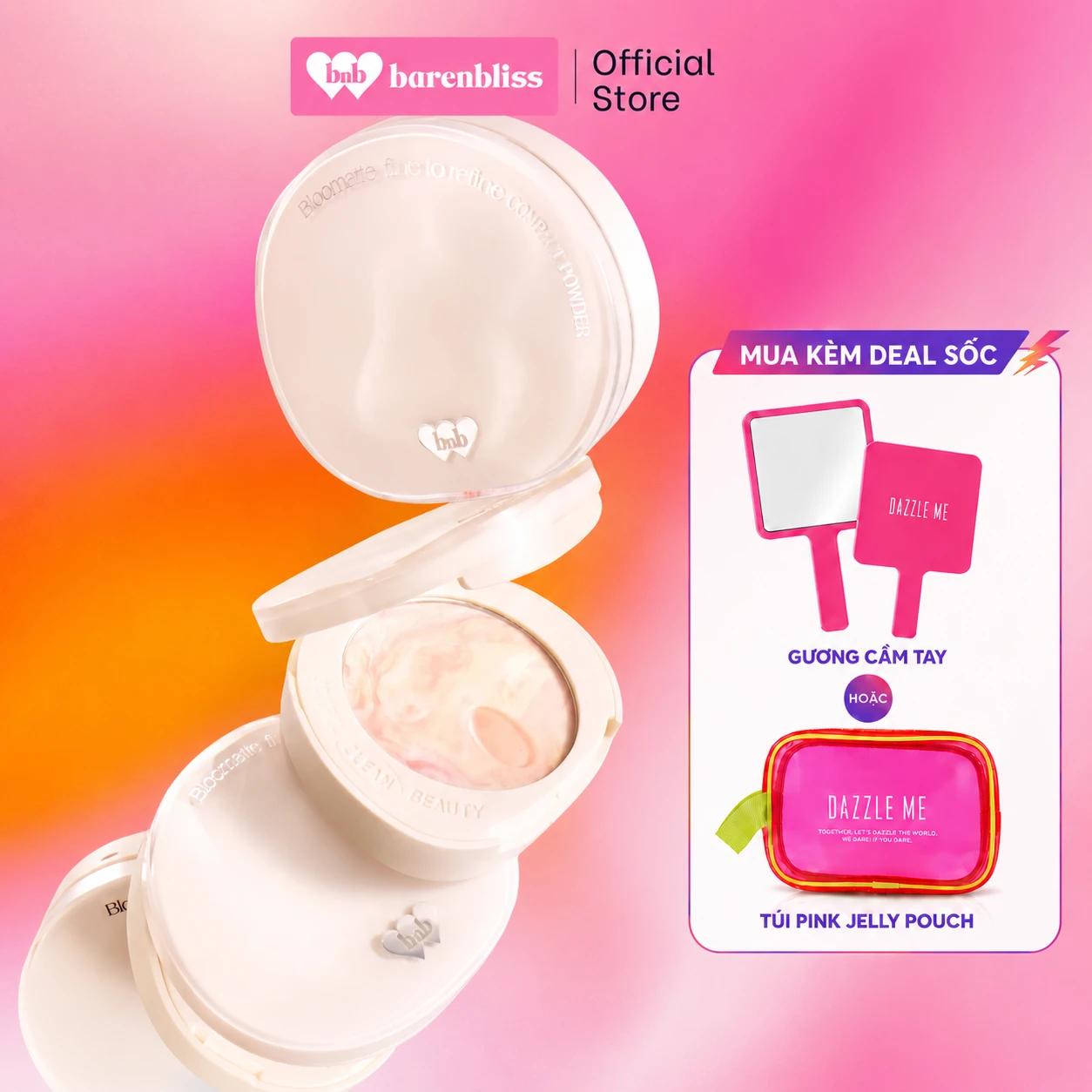 Barenbliss Bloomatte Fine to Refine Compact Powder Phấn phủ dạng nén - 05 Pink Marble Setter